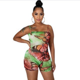 summer Backless Butterfly Jumpsuit