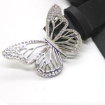 Rhinestone hollow Butterfly Belt Buckle