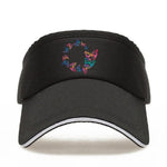 circle butterfly cap