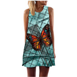 Powder Blue Butterfly Dress