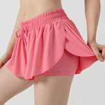 pink flowy butterfly shorts for girls