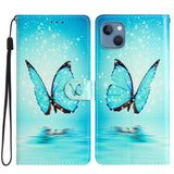 aesthetic blue butterfly phone case