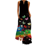colorful butterfly dress