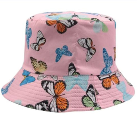 copper butterfly bucket hat