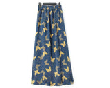 aesthetic elegant butterfly skirt for women