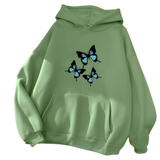 green butterfly sweater