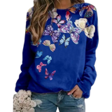 royal blue butterfly sweater