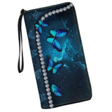 exquisite buttefrly wallet zipper