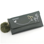 butterfly green wallet