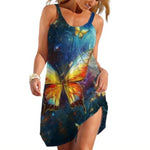 hairstreak butterfly suspender dress