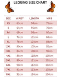 size chart for red butterfly legging set