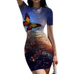 monarch butterfly tight dress