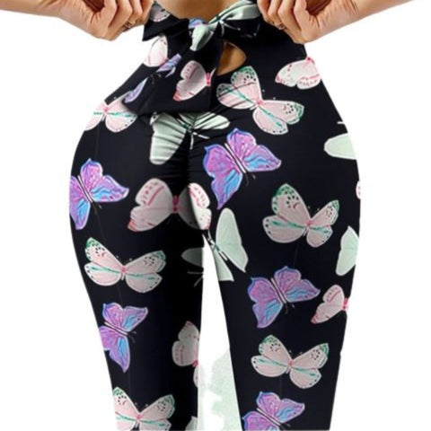 plus size butterfly leggings