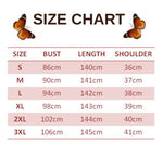 size chart for Jumpsuit with Butterfly Print