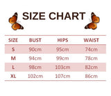 size chart for New Butterfly Jumpsuit