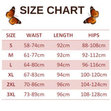 size chart for admiral butterfly leggings