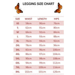 size chart for monarch butterfly leggings