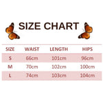 size chart for butterfly cargo pants