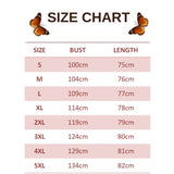 size chart for chinese yellow swallowtail butterfly suspender dress