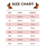 size chart for monarch butterfly suspender dress