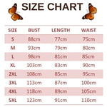 size chart for steelblue butterfly tight dress