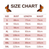 size chart for medium blue monarch butterfly tight dress