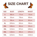 size chart for yellow swallowtail butterfly tight dress