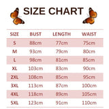 size chart for yellow swallowtail butterfly tight dress