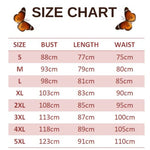 size chart for swallowtail butterfly dress