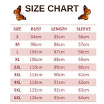 size chart for thistle butterfly dress