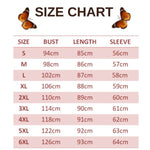 size chart for cadet blue butterfly dress