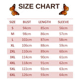 size chart for cadet blue butterfly dress