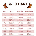 size chart for tomato butterfly dress