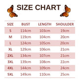 size chart for royal blue butterfly dress