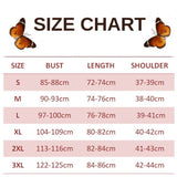 size chart for chartreuse butterfly dress