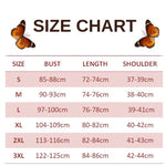 size chart for zarinda buttefly dress