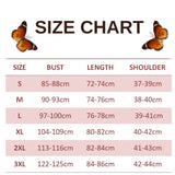 size chart for zarinda buttefly dress