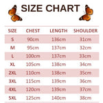 size chart for pamela butterfly dress