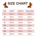 size chart for hibiscus butterfly dress