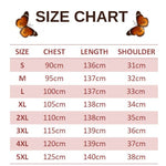 size chart for hostis butterfly dress