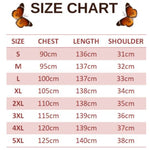 size chart for khaki butterfly dress