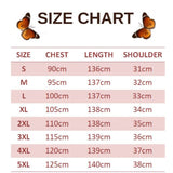 size chart for magenta butterfly dress