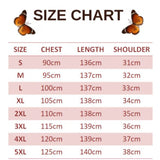 size chart for leodonta butterfly dress