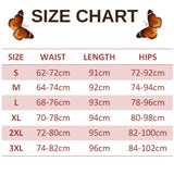 size chart for plus size butterfly leggings