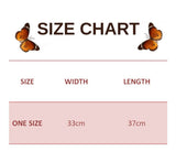 size chart for Sparkly Butterfly Crop Top