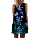 slateblue butterfly dress