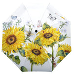 sunflower butterfly umbrella