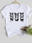 melted butterfly t shirt