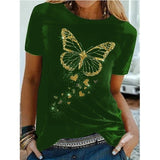 Golden Butterfly T Shirt