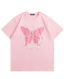 butterfly t shirt embroidered